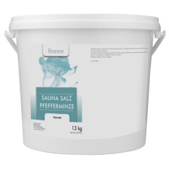 finesse® Peelingová saunová sůl, Máta peprná, 13 kg