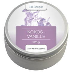 finesse® Peelingový cukr, Kokos - Vanilka, 225 g